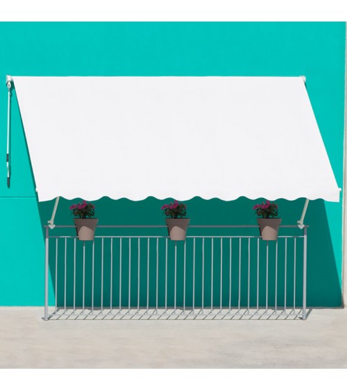 Géranio - Rideau Balcon Ecru 300 x 250 cm - 