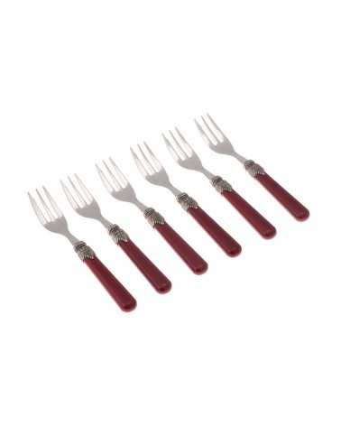 Fourchettes à gâteau Classic Set 6pcs - Rivadossi Sandro -