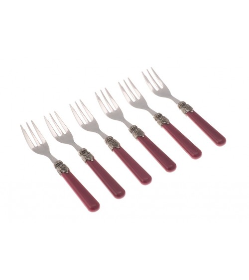 Fourchettes à gâteau Classic Set 6pcs - Rivadossi Sandro - 