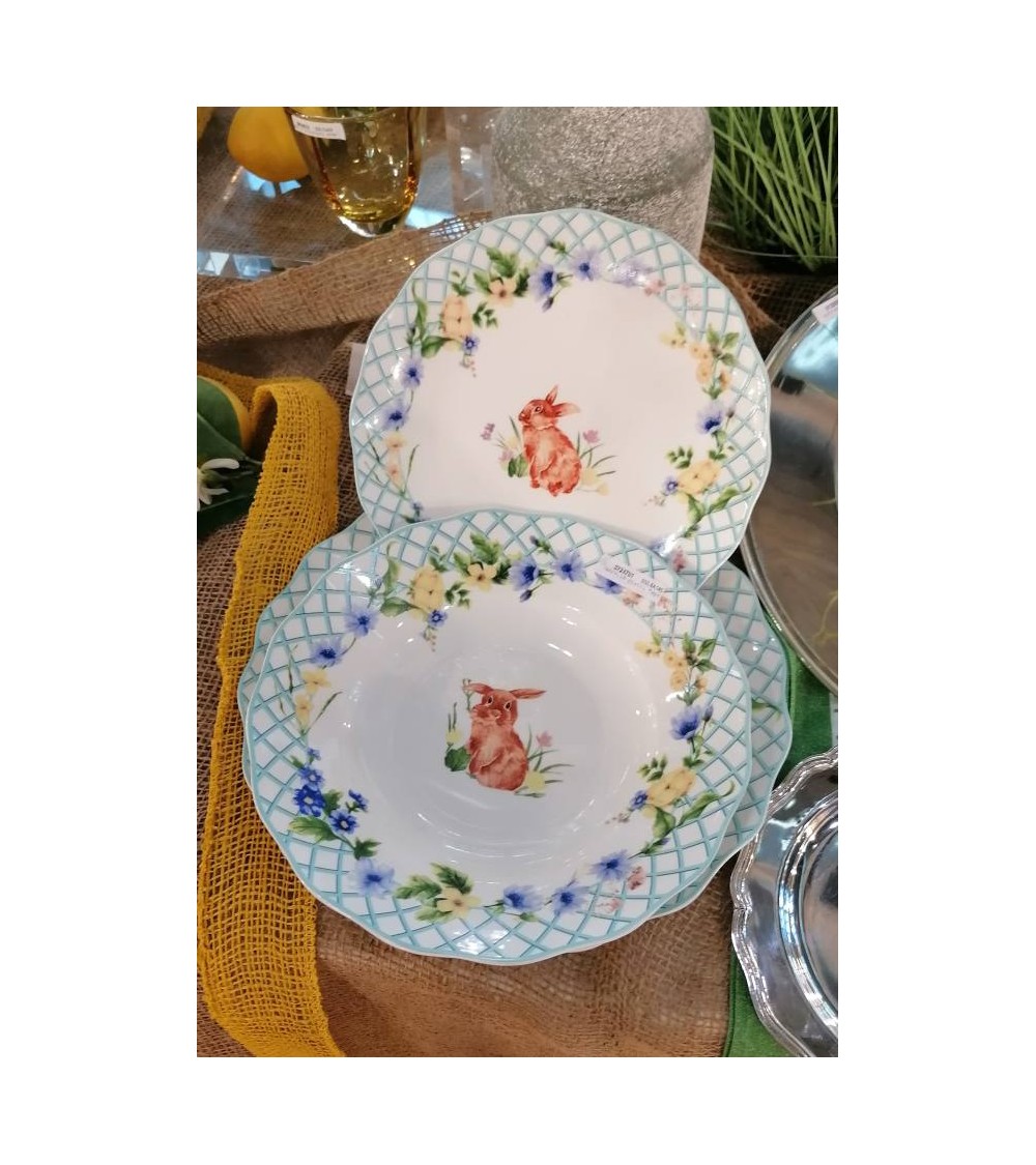 Royal Family - Service de vaisselle " Spring Easter" 18 Pieces - 