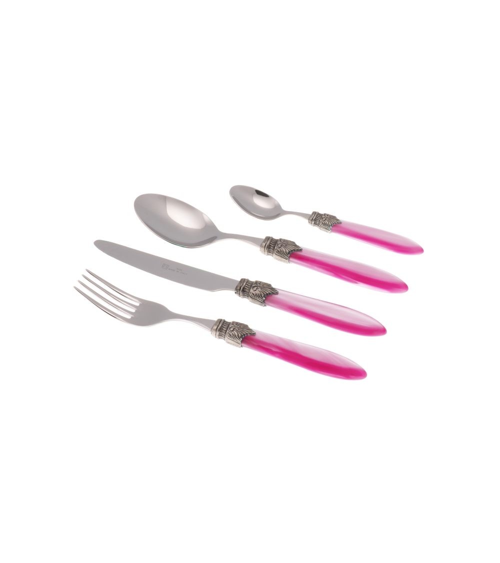 Laura 24 couverts Rivadossi Sandro pour six personnes - Fabriqués en Italie - Coffret Cadeau -  Laura 24 couverts Rivadossi Sandro pour six personnes - Fabriqués en Italie - Coffret Cadeau -