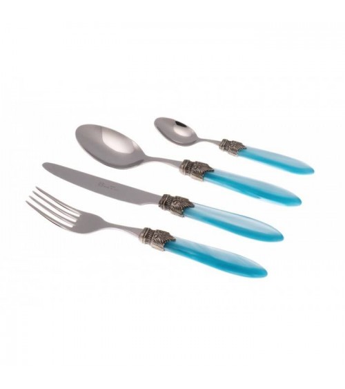 Laura 24-teiliges Rivadossi Sandro Besteck für sechs Personen – hergestellt in Italien – Geschenkbox - 