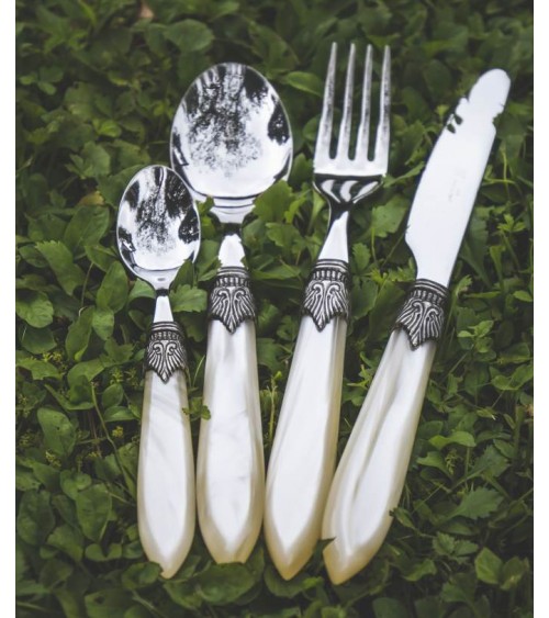 Laura 24-teiliges Rivadossi Sandro Besteck für sechs Personen – hergestellt in Italien – Geschenkbox - 