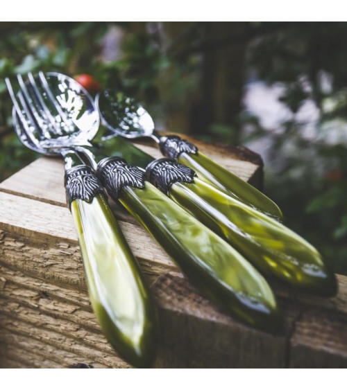 Laura 24pcs Rivadossi Sandro Cutlery for Six People - Made in Italy - Gift Box -  - 