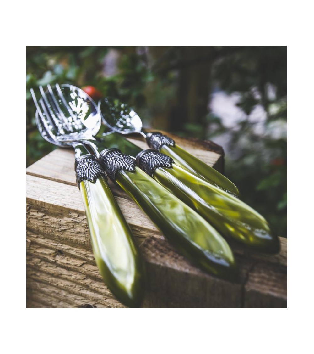 Laura 24pz Posate Rivadossi Sandro per Sei Persone - Made in Italy - Scatola Regalo - 