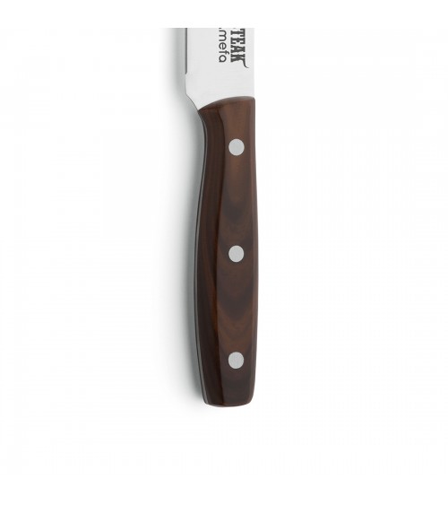 Porterhouse Steakmesser aus Stahl und Holzgriff - Amefa -