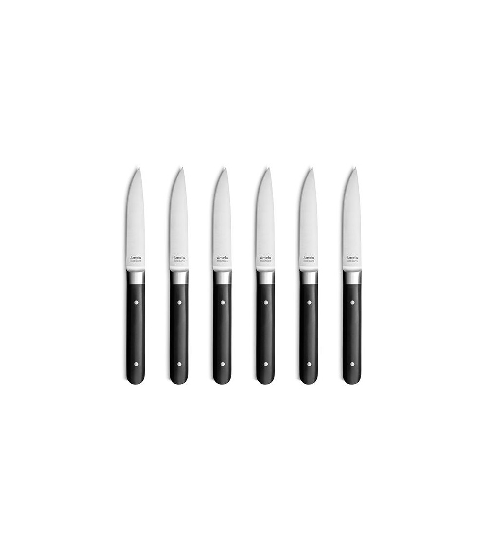 Fusion - Set de 6 Couteaux à Viande en Acier Amefa - 