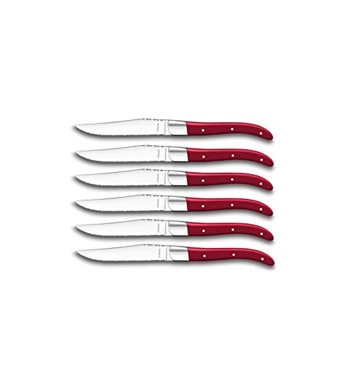 Amefa - Set mit 6 Royal Steak Steakmessern aus Edelstahl -