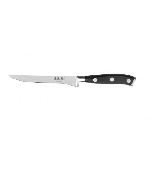 Steel Boning Knife and Black Handle - Richardson Sheffield Vulcano -  - 