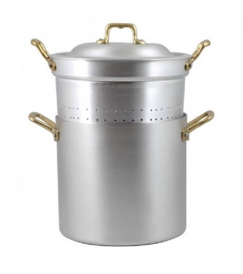 Professional Aluminum Pot with Colander and Lid -  - 8009137502229