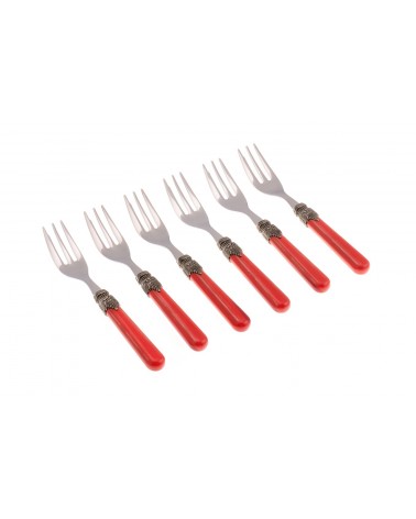 Vintage - Rivadossi Besteckset 6-teilig Kuchen Gabeln - 