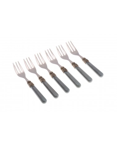 Vintage - Rivadossi Set de couverts 6pieces Fourchette à Gateaux - 