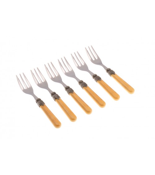 Vintage - Rivadossi Cutlery Set 6pcs Dessert Forks -  - 