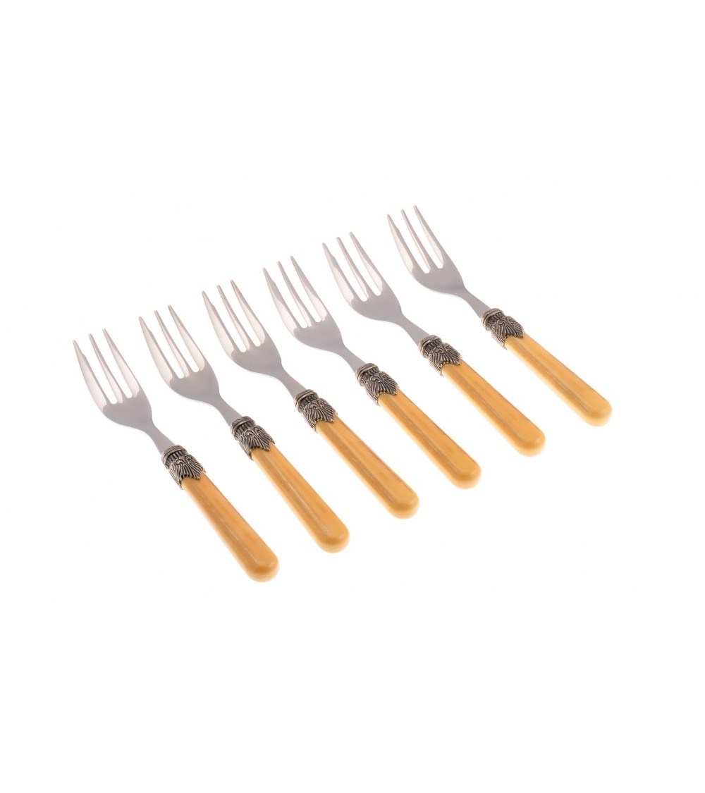 Vintage - Rivadossi Set de couverts 6pieces Fourchette à Gateaux - 