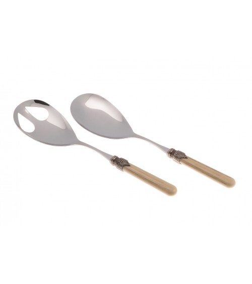 Rivadossi Sandro: Vintage Set 2-teiliges Salatbesteck - 