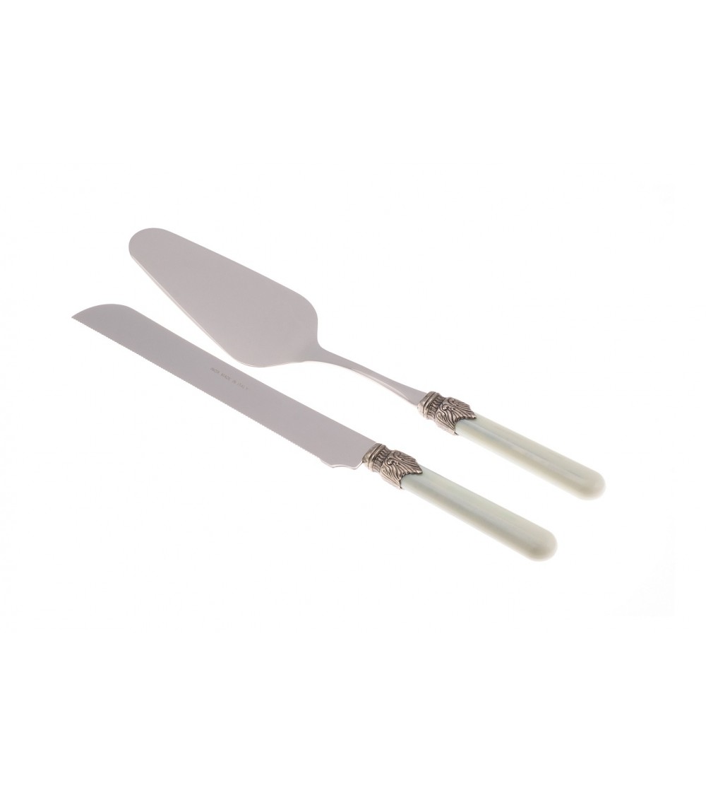 Vintage Besteck - Rivadossi - Edelstahl - 2-teiliges Torten-Set - 