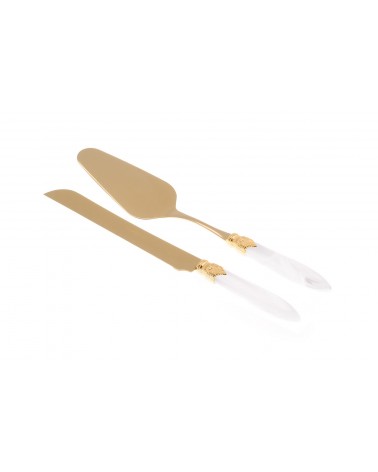 Laura Oro - Lot de 2 Bonbons - Couteau à Gâteau et Pelle -