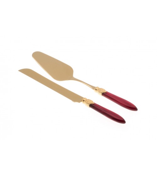 Laura Oro - Lot de 2 Bonbons - Couteau à Gâteau et Pelle -