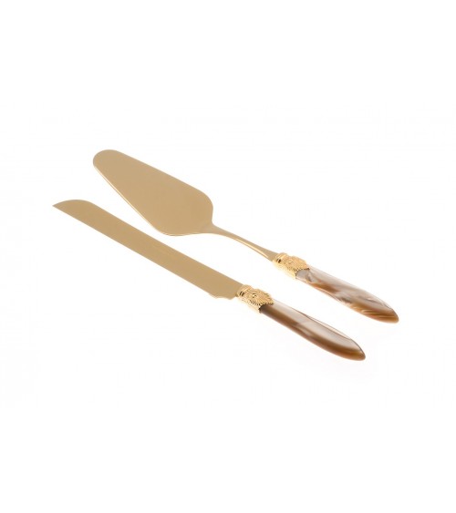 Laura Oro - Set of 2 Sweets - Cake Knife and Shovel -