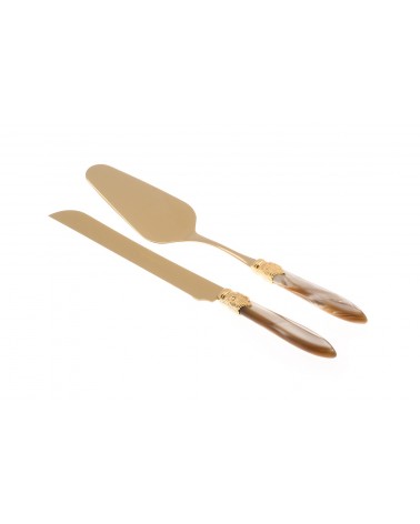Laura Oro - Set of 2 Sweets - Cake Knife and Shovel -