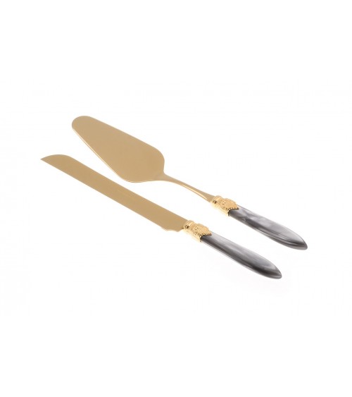 Laura Oro - Set of 2 Sweets - Cake Knife and Shovel -