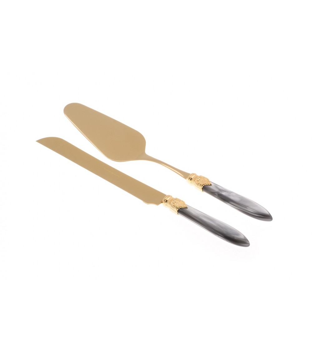 Laura Oro - Set of 2 Sweets - Cake Knife and Shovel -