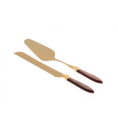 Laura Oro - Set of 2 Sweets - Cake Knife and Shovel -