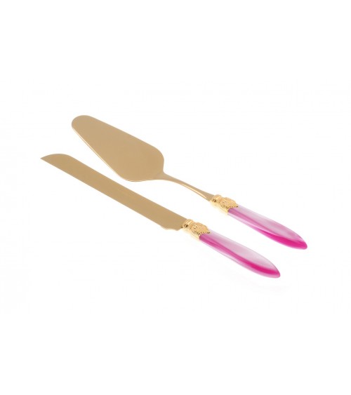 Laura Oro - Set mit 2 Süßigkeiten - Kuchenmesser und Schaufel -