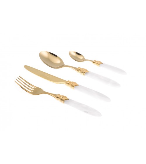 餐具 Rivadossi 网上商店 - Laura Oro 套装 4 件 -