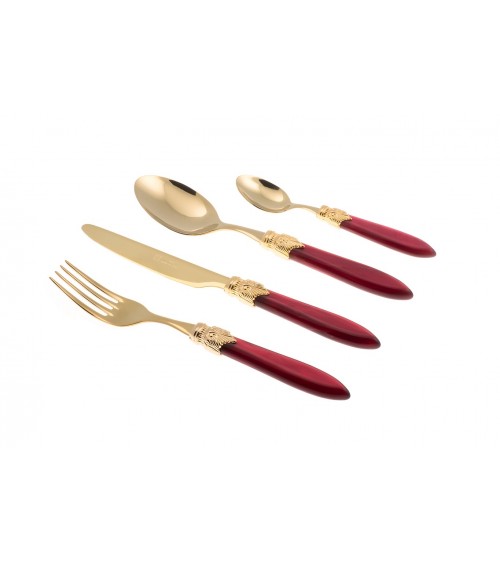 餐具 Rivadossi 网上商店 - Laura Oro 套装 4 件 -