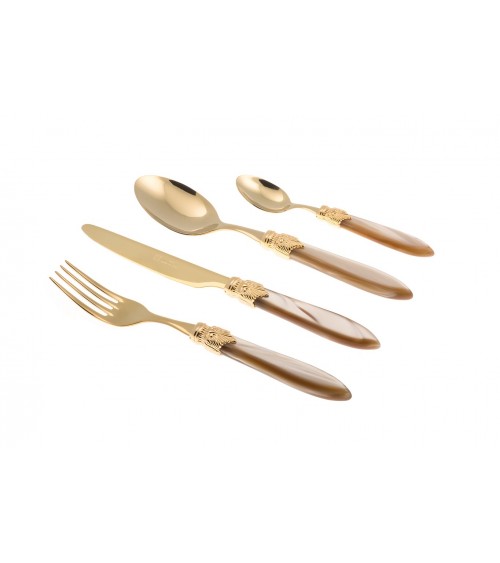 餐具 Rivadossi 网上商店 - Laura Oro 套装 4 件 -