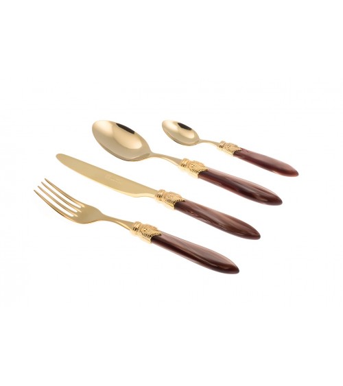 餐具 Rivadossi 网上商店 - Laura Oro 套装 4 件 -