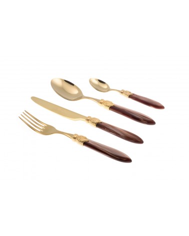餐具 Rivadossi 网上商店 - Laura Oro 套装 4 件 -