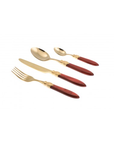 餐具 Rivadossi 网上商店 - Laura Oro 套装 4 件 -