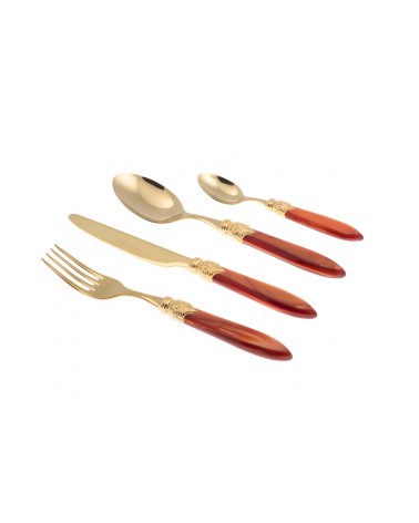 Besteck Rivadossi Online Shop - Laura Oro Set 4tlg -