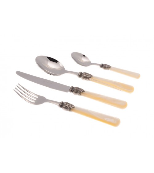 16 件套 Elena 珍珠母餐具 Rivadossi Sandro -