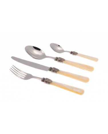 16 件套 Elena 珍珠母餐具 Rivadossi Sandro -