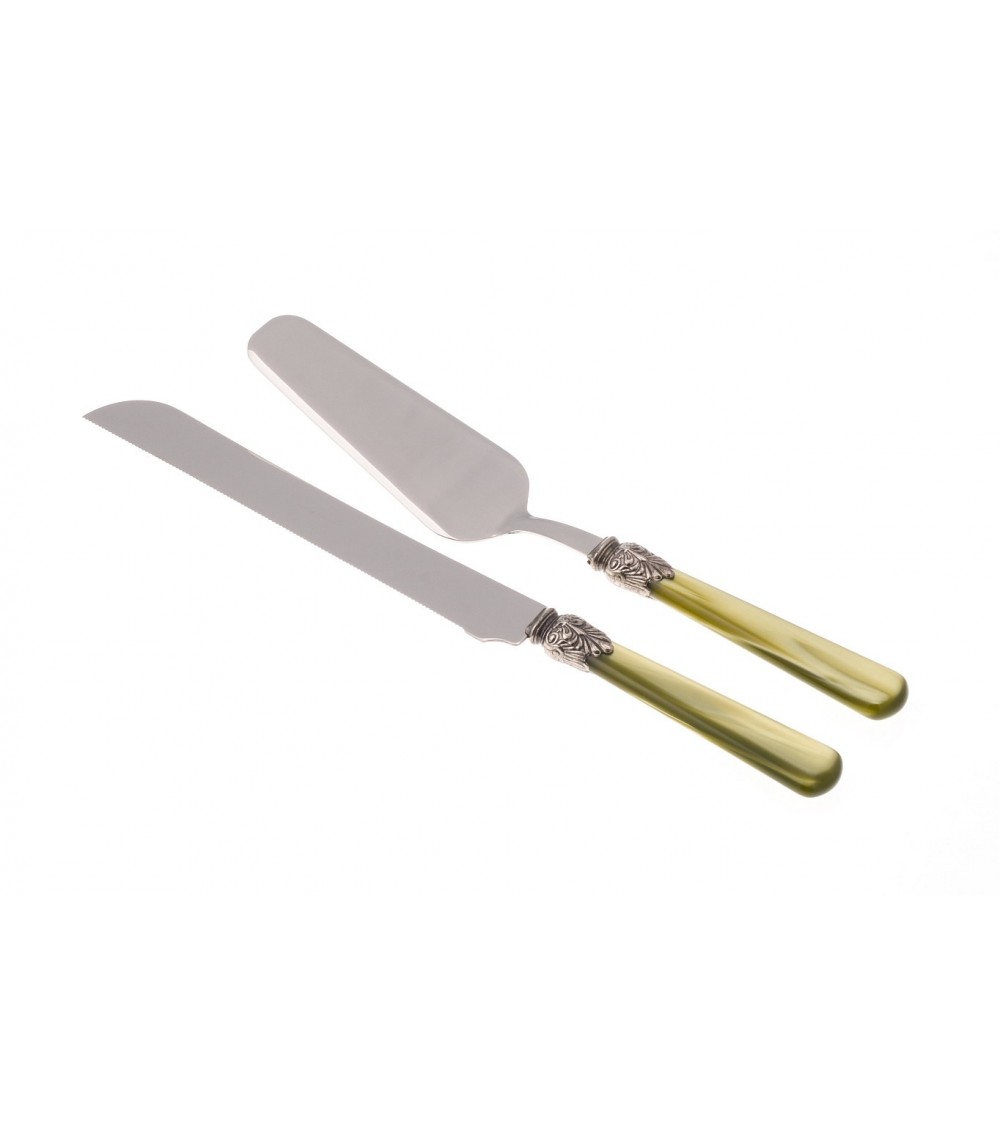 Elena 2 件套甜餐具 - 蛋糕铲和刀 - Rivadosssi Sandro -