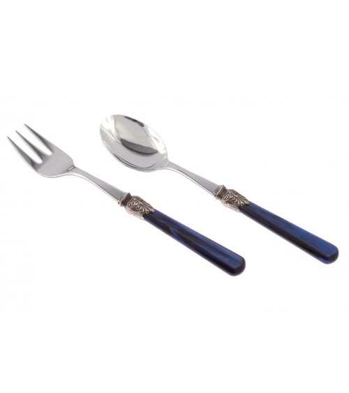 Elena - Coffret de 2 Couverts de Service - Couverts Colorés Rivadossi Sandro -