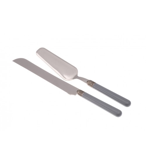 Osteria Set 2 Pcs Pelle et Couteau à Gâteau - Coutellerie Rivadossi Sandro - 