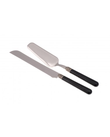 Osteria Set 2 Pcs Pelle et Couteau à Gâteau - Coutellerie Rivadossi Sandro - 