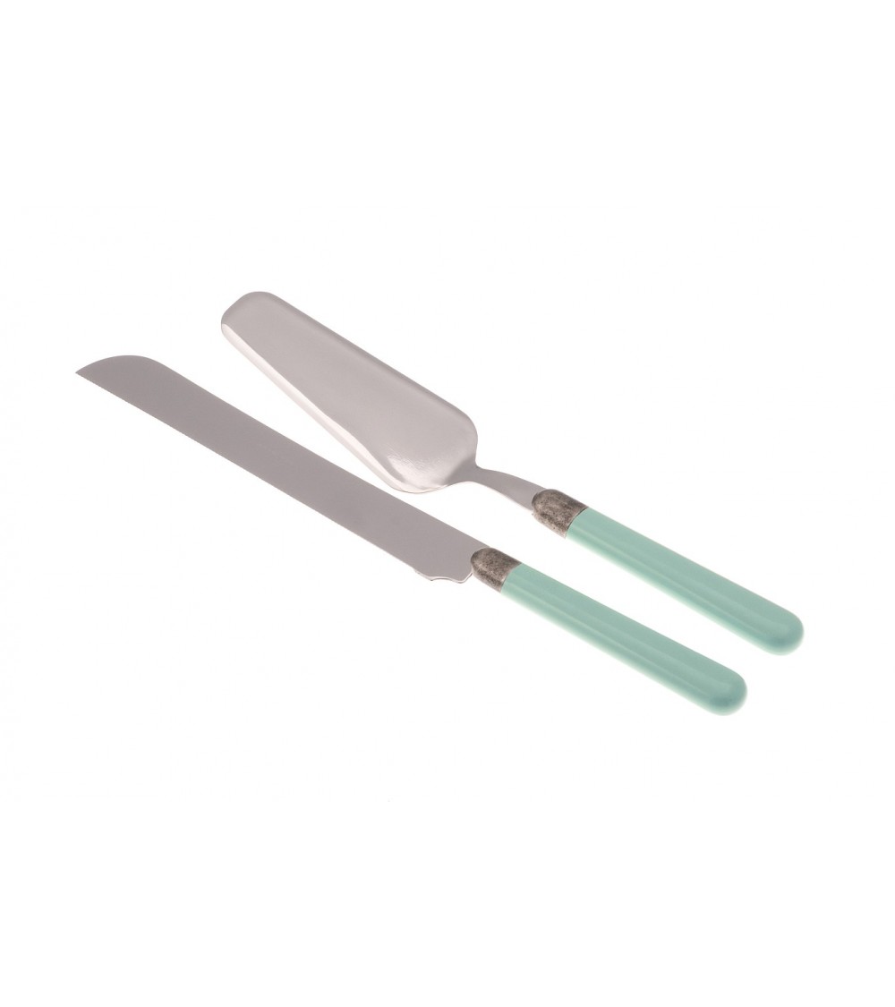 Osteria Set 2 Pcs Pelle et Couteau à Gâteau - Coutellerie Rivadossi Sandro - 