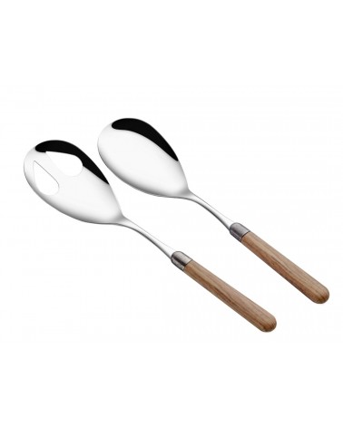 Manche à couverts  Aspect bois - Cortina Set 2pcs Salade - Rivadossi Sandro - 