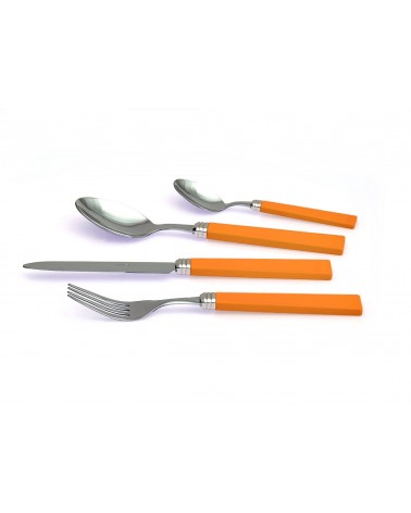 Patio Modernes farbiges Besteck – 24-teiliges Set für 6 Personen – Rivadossi Sandro - 