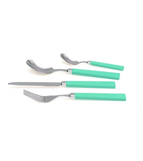 Patio Modernes farbiges Besteck – 24-teiliges Set für 6 Personen – Rivadossi Sandro -