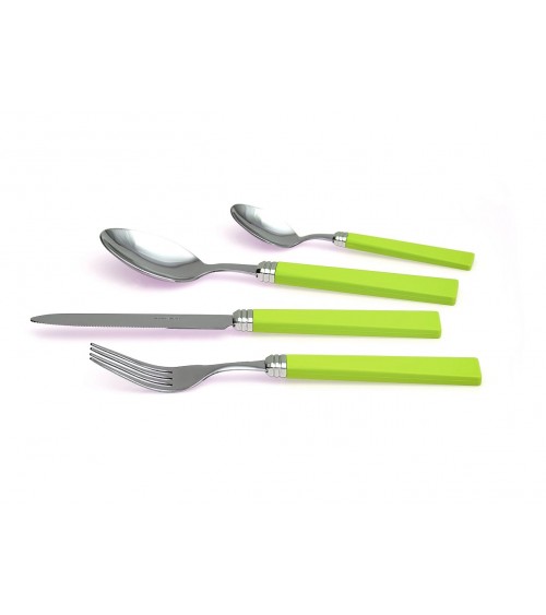 Patio Modernes farbiges Besteck – 24-teiliges Set für 6 Personen – Rivadossi Sandro - 
