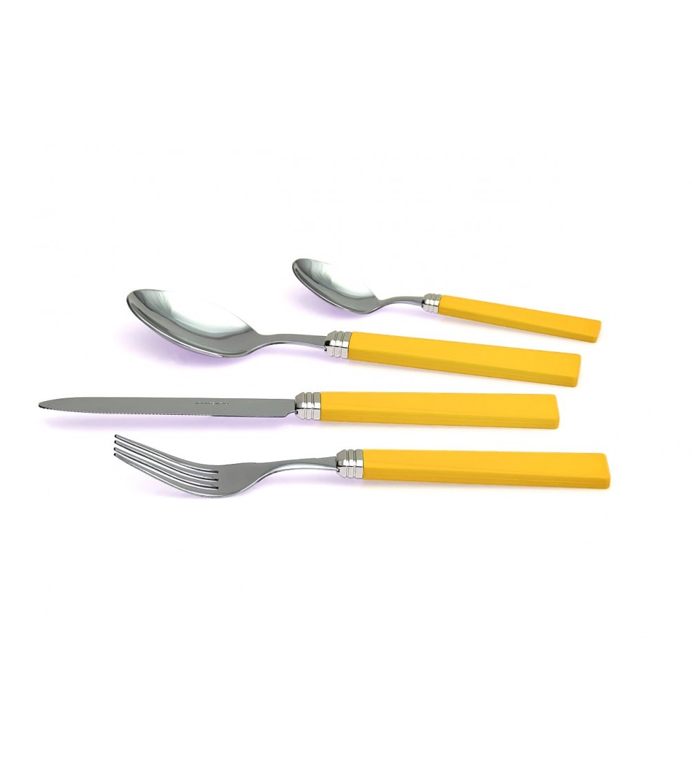 Posate Colorate Moderne Patio - Set 24pz per 6 Persone - Rivadossi Sandro - 