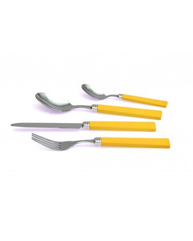 Patio Modernes farbiges Besteck – 24-teiliges Set für 6 Personen – Rivadossi Sandro - 