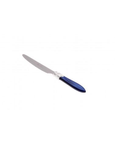 Laura Silver Fruit Knife - Rivadossi Sandro - pearly blue colour
