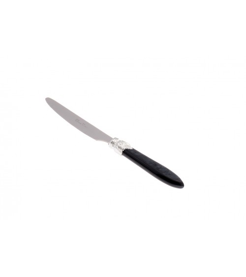 Laura Silver Fruit Knife - Rivadossi Sandro - pearly black colour
